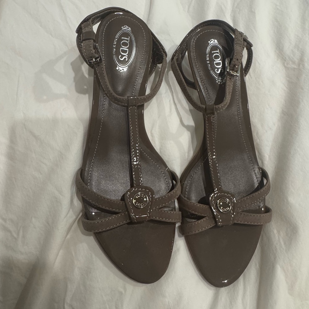Tod's Kitten Heel Sandals